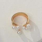 Blooming Shell Pearl Ring