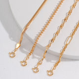 Flat Cable Sterling Silver Chain