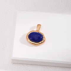 Round Shape Lapis Lazuli Pendant