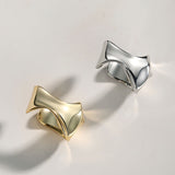 Sleek Sterling Silver Cuff Earring