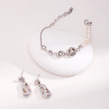 Duo Natural Pearl & Sterling Silver Bracelet