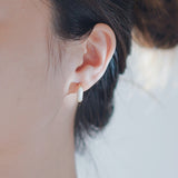 Teardrop Stud Earrings