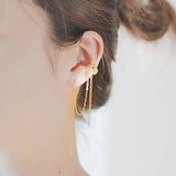 The Cace Drop & Dangle Earring with Cuff