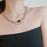 Black Gem Necklace